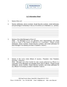 LLC-Info-Request-Sheet